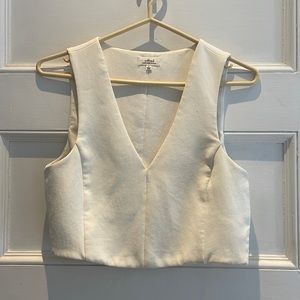 Wilfred crepe crop top